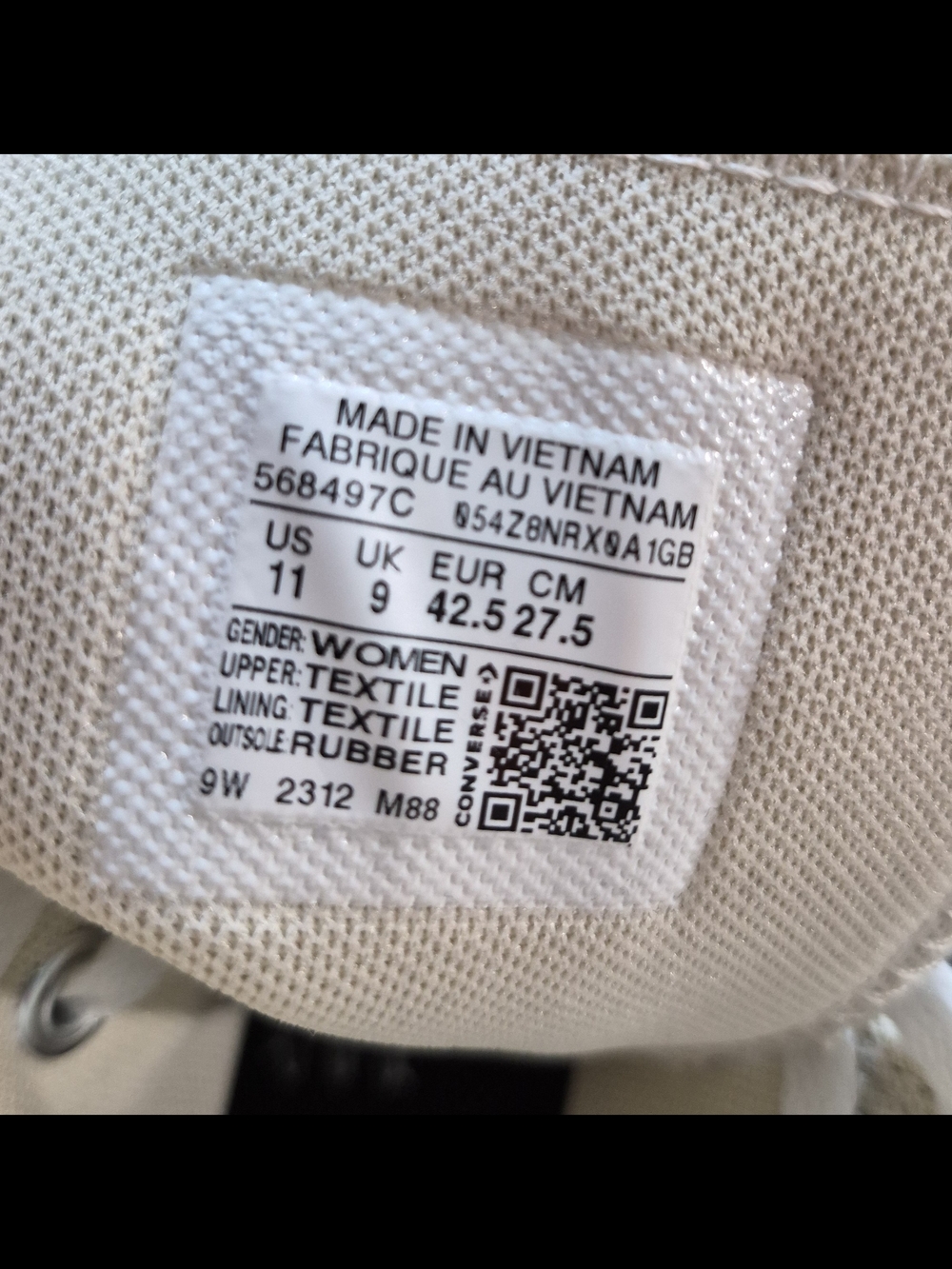 Converse Women's Chuck Taylor High Top Platform Sneaker (2020) W11 NEW W/BOX - Picture 10 of 11